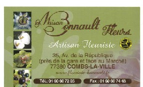 Bonnault fleurs Combs la Ville
